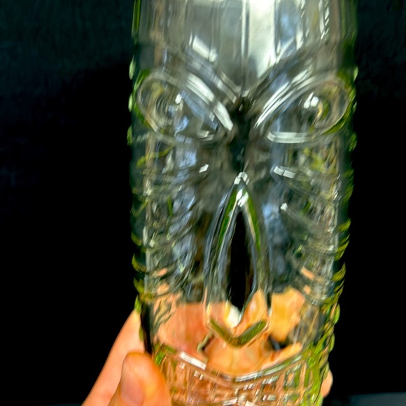 Vintage set of 3 20 oz LIBBEY clear Tiki large tumblers - Picture 6 of 6